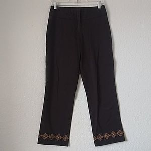 FINAL MARKDOWN Ladies David Paul Embroidered Slacks 8p